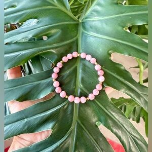 Agate & Hematite bracelet (one)